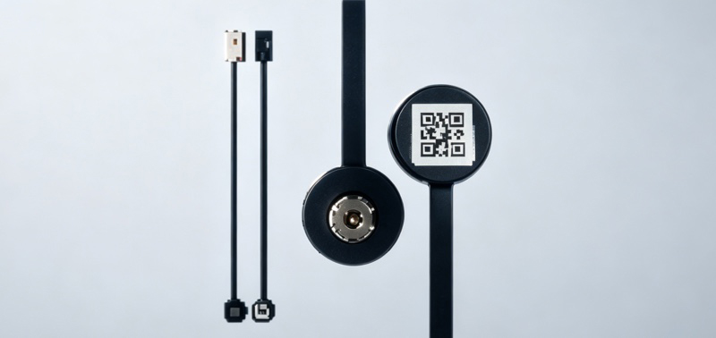AgileAsset U-position electronic tags - attach to each asset for unique U-position ID, real-time location identification, and asset status tracking